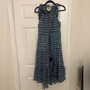 Blue Patterned Women’s Dress